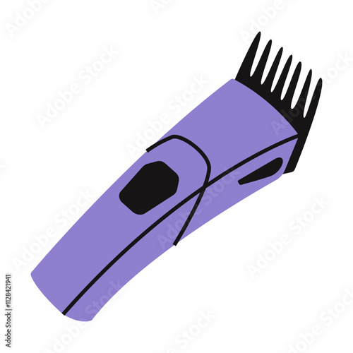 Hair clipper. Hairdressing professional tool and hair care accessory