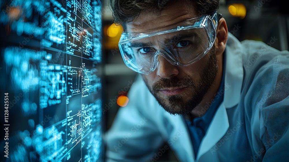 A professional engineer wearing protective gear analyzing schematics and data on a digital tablet related to the maintenance of a wind turbine system as part of renewable energy research and A professional engineer wearing protective gear analyzing schematics and data on a digital tablet related to the maintenance of a wind turbine system as part of renewable energy research and