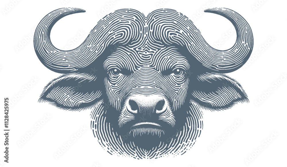 Fototapeta premium Buffalo Vector