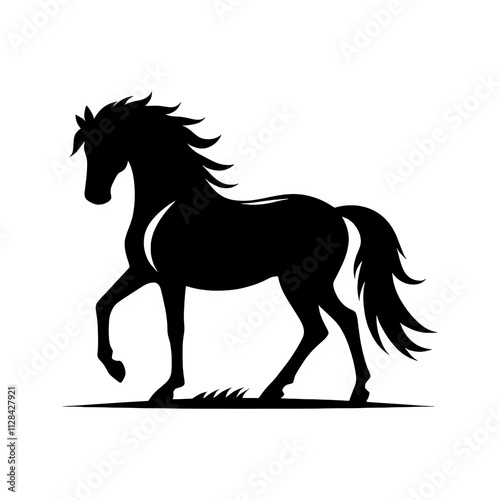 Horse Silhouette vactor illustration artwork 