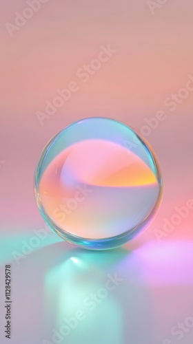 Stunning Colorful Glass Sphere