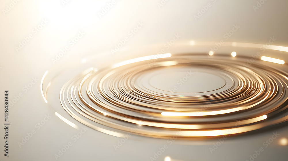 golden element for abstract energy concept. A mesmerizing circular design featuring layered golden rings radiating light, creating a sense of depth and tranquility. golden element for abstract energy concept. A mesmerizing circular design featuring layered golden rings radiating light, creating a sense of depth and tranquility.