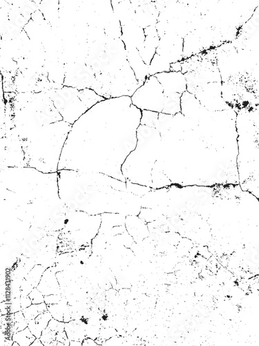 Grunge Textured Dusty Crack Overlay Background
