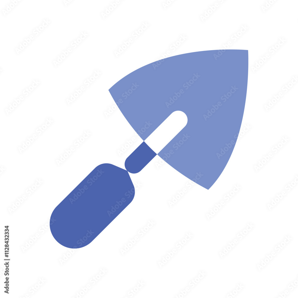 Abstract Blue Shapes Form A Simple Arrow Design Abstract Blue Shapes Form A Simple Arrow Design