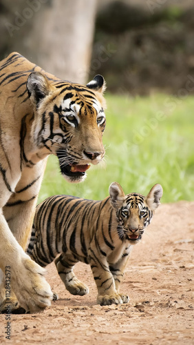 Canvas Print tiger in the wild