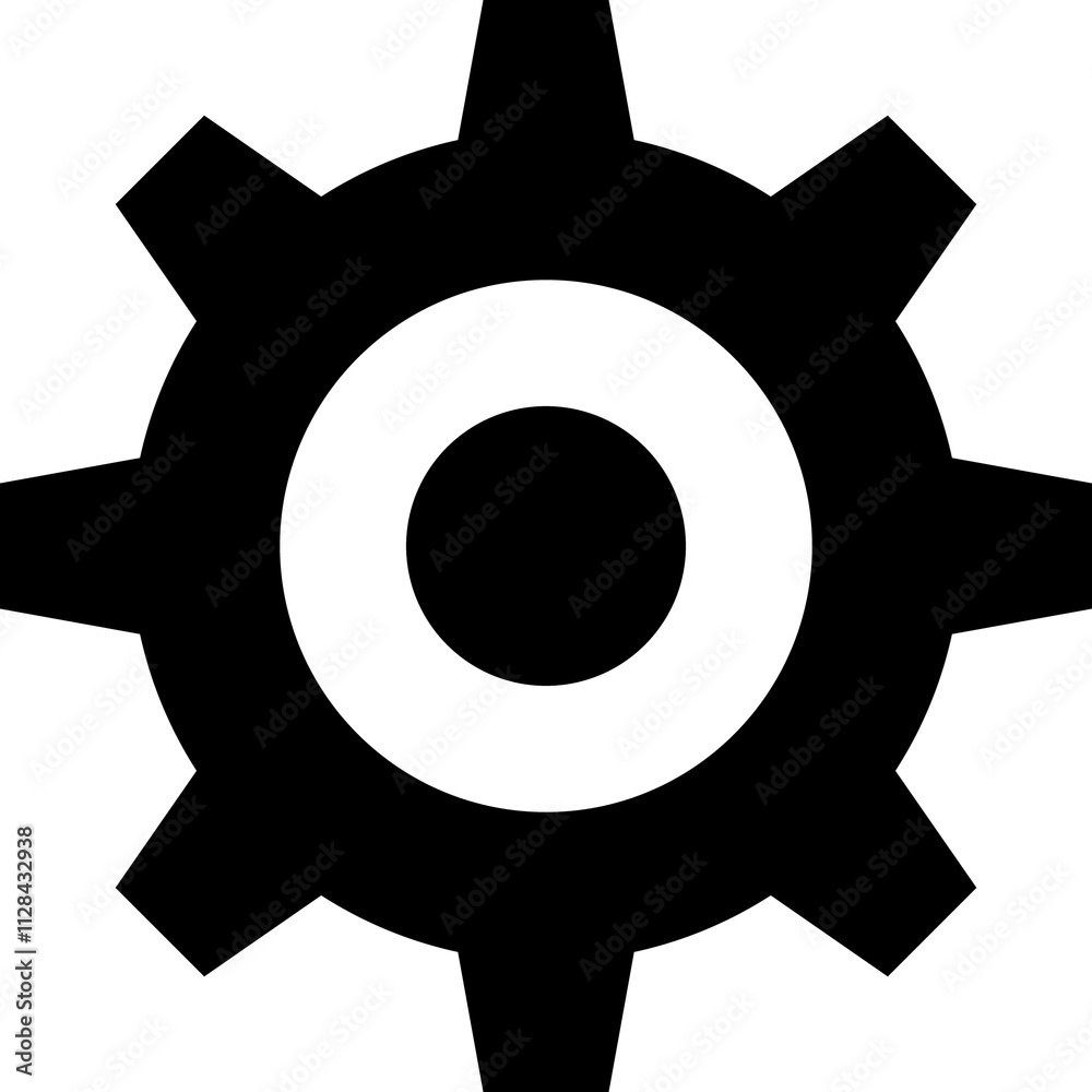 Gear icon. Cogwheel different shape. Gear wheel isolated on white background. illustration Gear icon. Cogwheel different shape. Gear wheel isolated on white background. illustration
