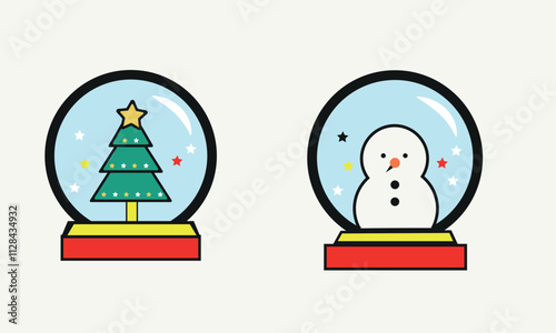 new christmas icon  vector Pixel Perfect. 
Christmas Tree, Snowflake.
