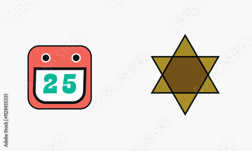 new christmas icon  vector Pixel Perfect. 
