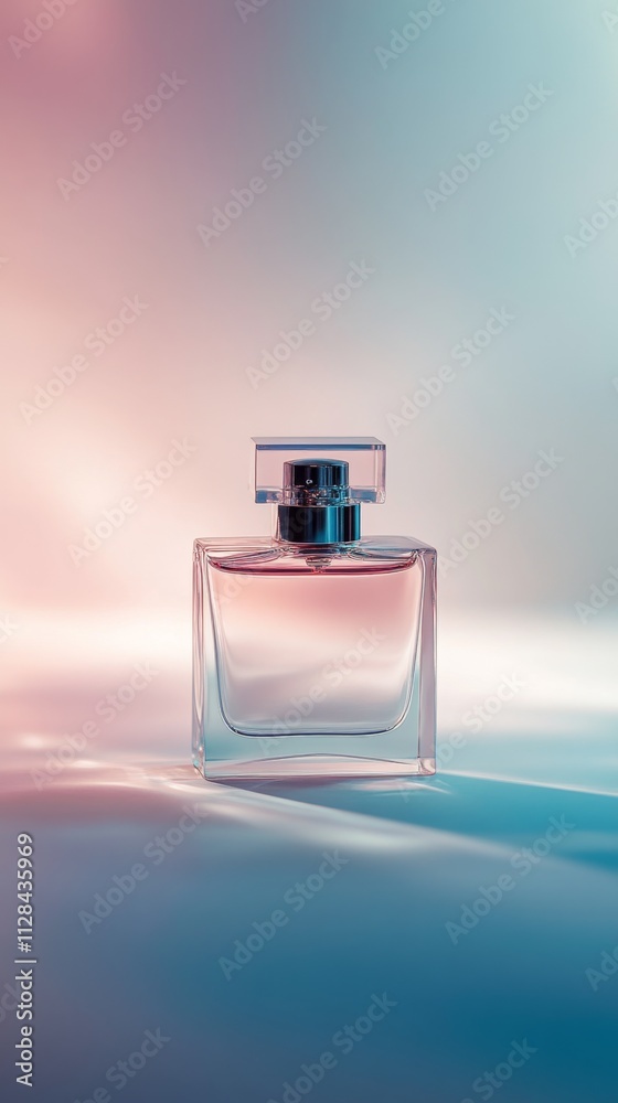 Elegant Pink Perfume Bottle Elegant Pink Perfume Bottle