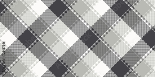 Vector checkered pattern. Tartan, textured seamless twill for flannel shirts, duvet covers, other autumn winter textile mills. Vector Format