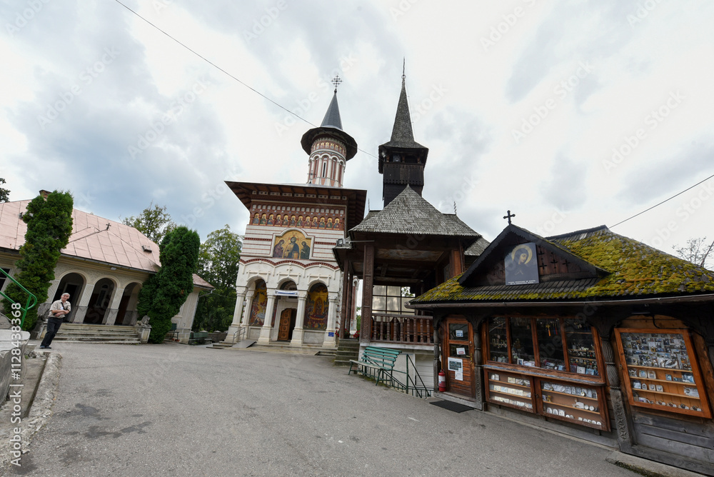 Fototapeta premium town in the mountains
