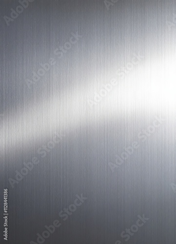 Textured Silver Metal Surface with Ethereal Glow