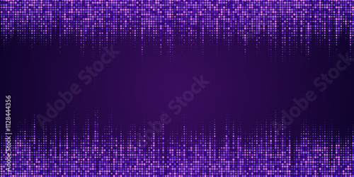 An abstract graphic element for design. The illustration consists of round particles.