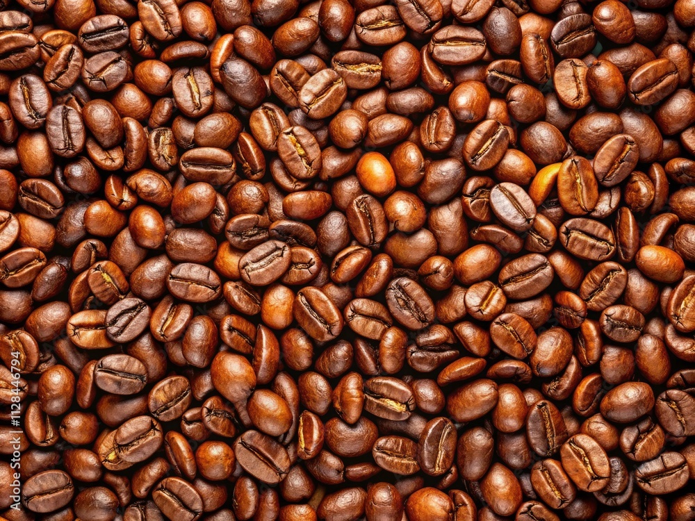 Coffee Bean Seamless Pattern Panoramic Photography Background - High Resolution Texture Coffee Bean Seamless Pattern Panoramic Photography Background - High Resolution Texture