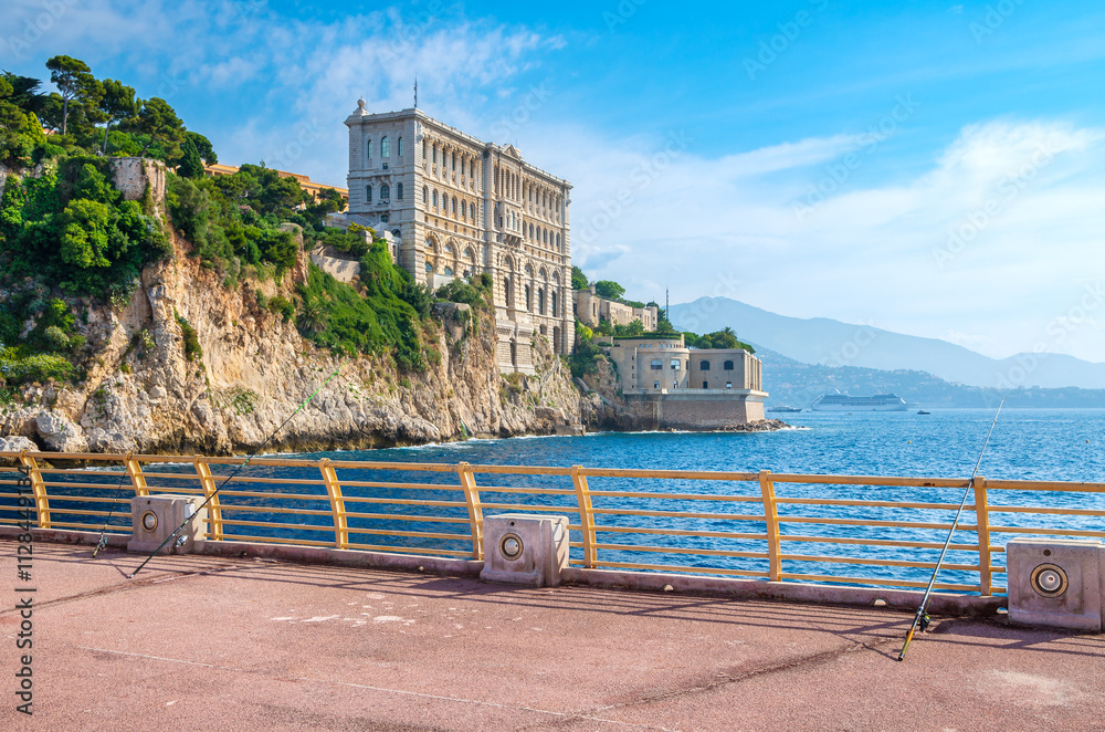 Seascape of Monaco Principality