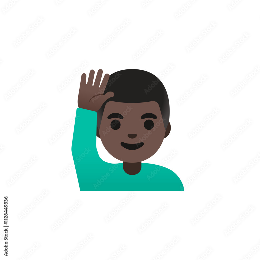 Person Waving Emoji
