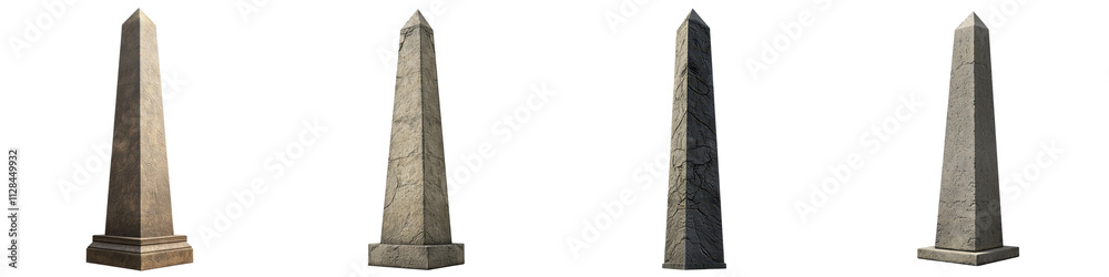Obraz premium Majestic Ancient Egyptian Obelisk Monuments Standing Tall Against the Urban Skyline Representing the Grandeur and Legacy of an Ancient Civilization