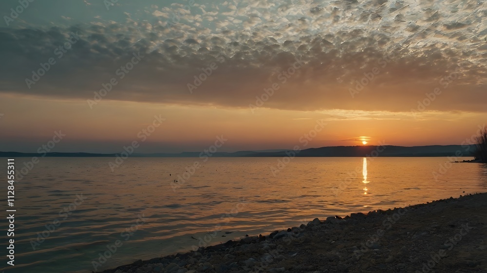 Obraz premium sunset over the sea