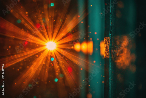 Abstract Background Lens Flare