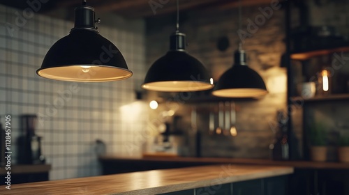 Wallpaper Mural Modern Industrial Kitchen Lighting Torontodigital.ca