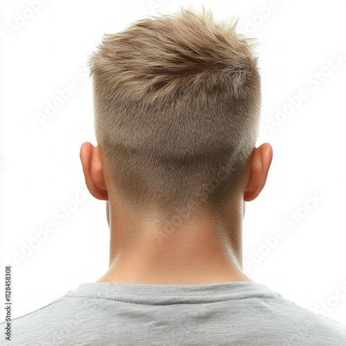 Back Of Head Isolated