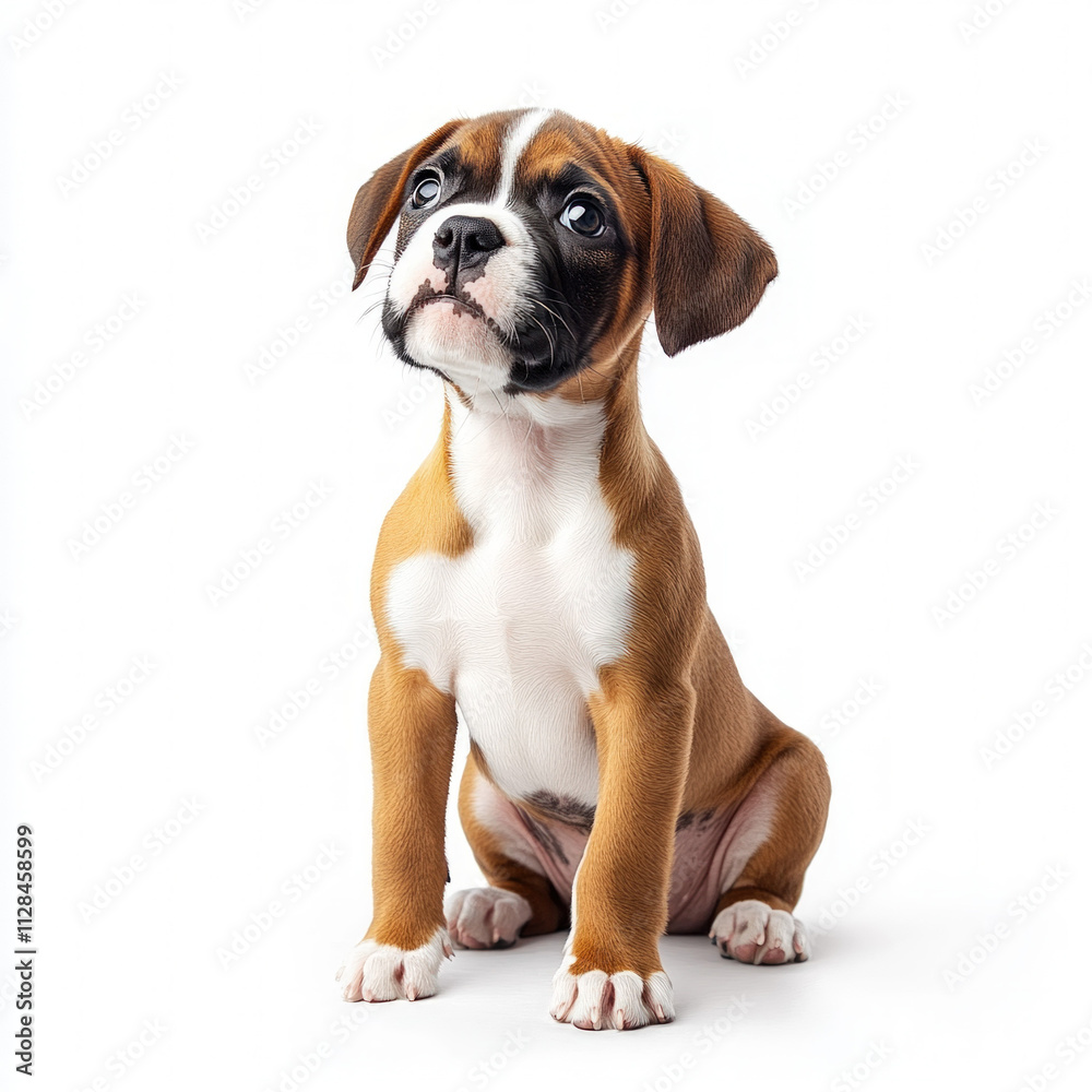 Boxer Puppy Isolated