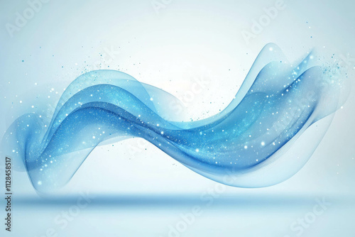 Blue Abstract Tech Background