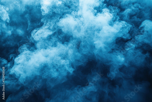 Blue Smoke Background