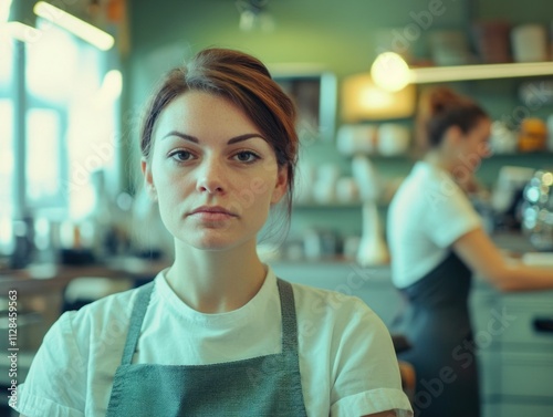 Free Download Barista at a Cafe - GFXLoad