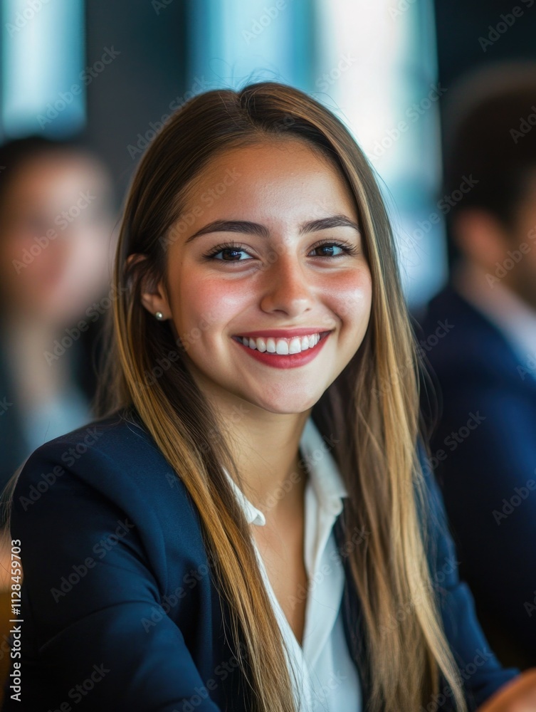 Professional Smiling Woman in Business Attire Professional Smiling Woman in Business Attire