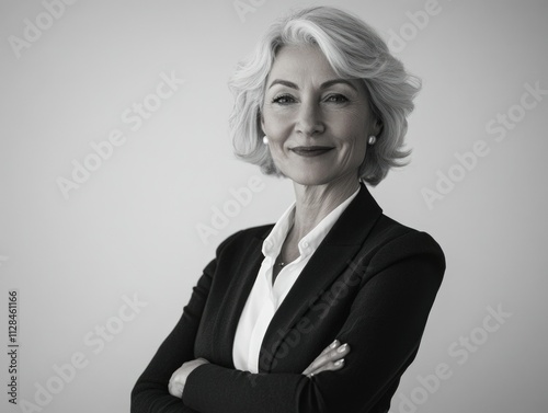 Confident Businesswoman in Suit photo