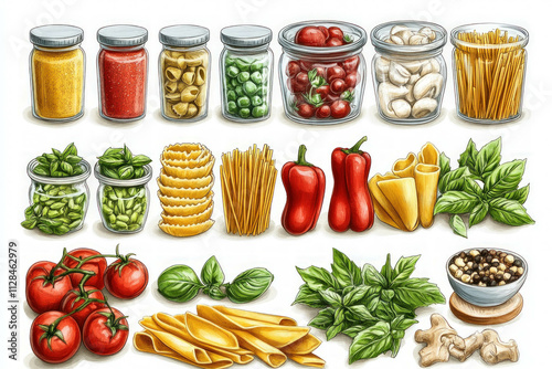 Pasta Cartoon