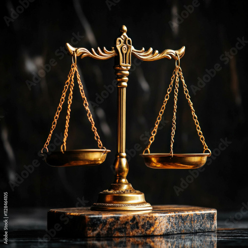 Scales Of Justice Isolated