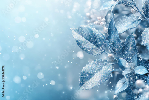Silver Winter Background