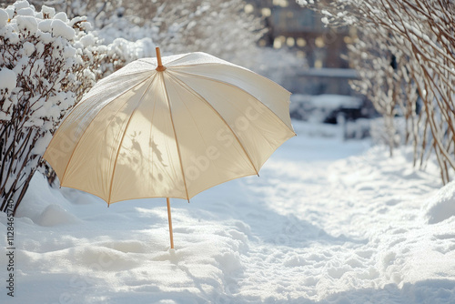 Umbrella In Winter