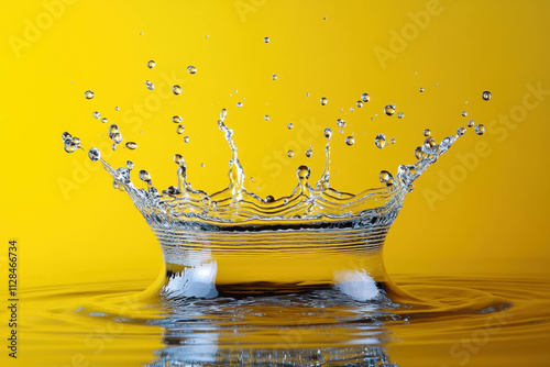 Yellow Splash Background