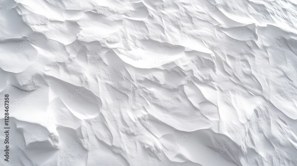 Obraz premium White snow background texture for digital creatives 