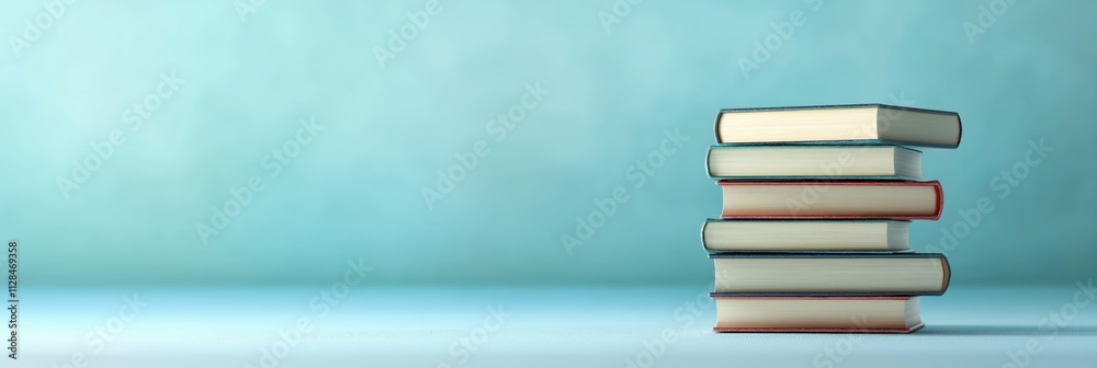 An artistic arrangement of colorful books stacked on top of each other, evoking feelings of knowledge, learning, and the importance of education in our lives. An artistic arrangement of colorful books stacked on top of each other, evoking feelings of knowledge, learning, and the importance of education in our lives.
