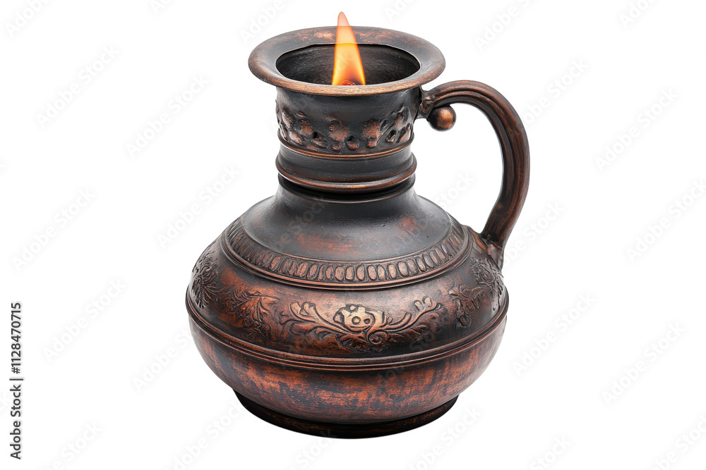 custom made wallpaper toronto digitalElegant oil lamp with intricate design in a warm glow illuminating its surroundings