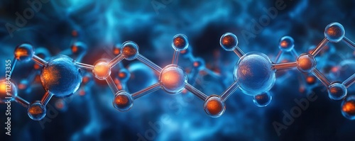 A detailed diagram of ozone O  formation and decomposition reactions, photorealistic, Ozone gas chemistry, Atmospheric studies
