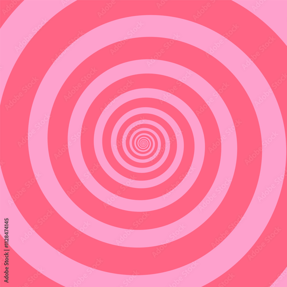 Pink hypnotic optical Illusion spiral background Pink hypnotic optical Illusion spiral background