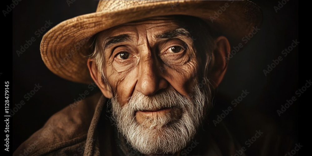 An elderly man with a beard and a worn hat shares valuable cultural wisdom and traditional values, exemplifying the importance of heritage preservation and the art of storytelling. An elderly man with a beard and a worn hat shares valuable cultural wisdom and traditional values, exemplifying the importance of heritage preservation and the art of storytelling.