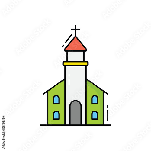 Church vector icon