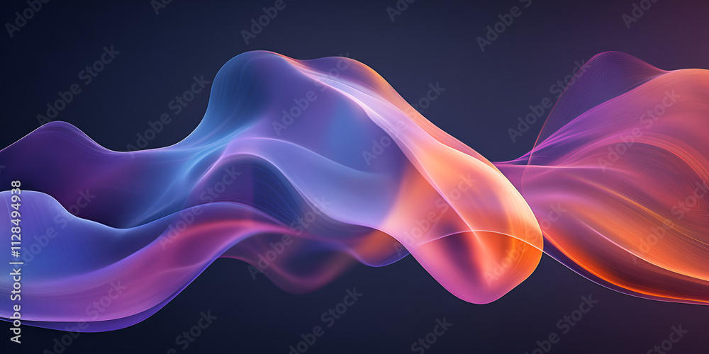Colorful Smoke Cloud Explosion on Black Background Colorful Smoke Cloud Explosion on Black Background