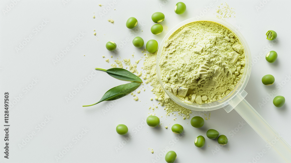 Obraz premium green peas in a bowl