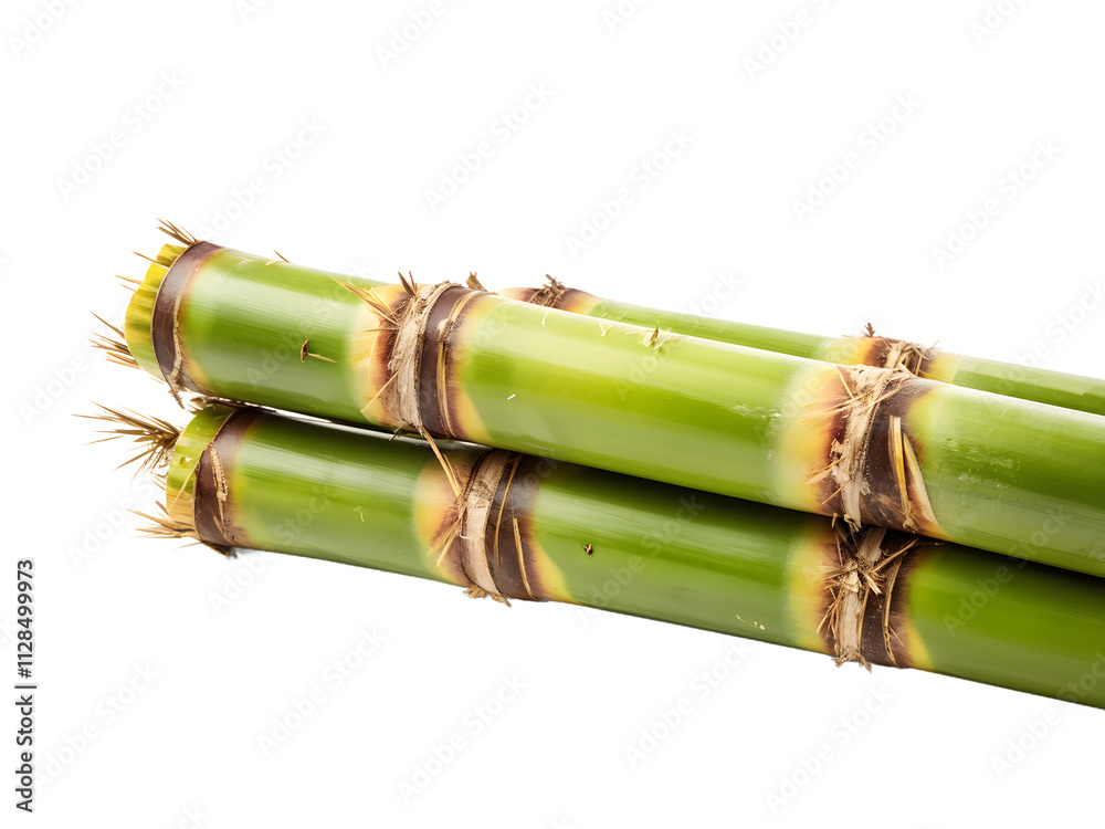 Fototapeta premium Sugar cane isolated on white background 