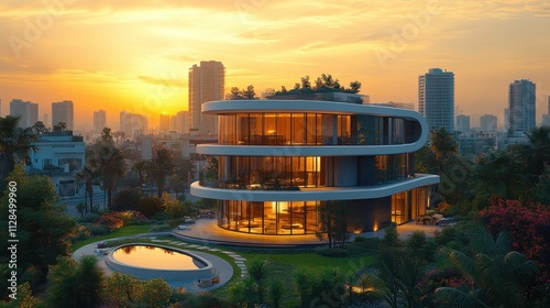 modern buildings like real estate magazine main page desig photo