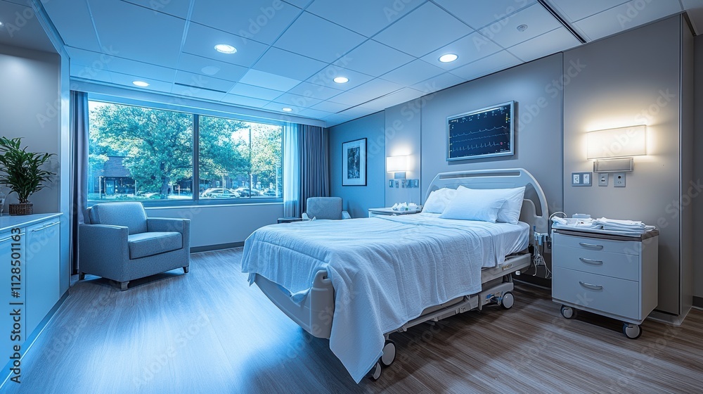 modern hospital s labor room with a medical be modern hospital s labor room with a medical be