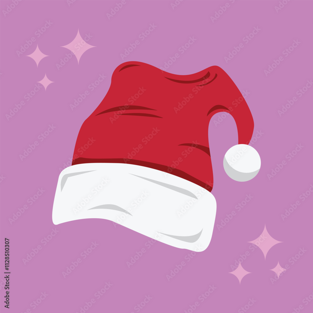 Christmas Day Hat Ornament Icon Christmas Day Hat Ornament Icon