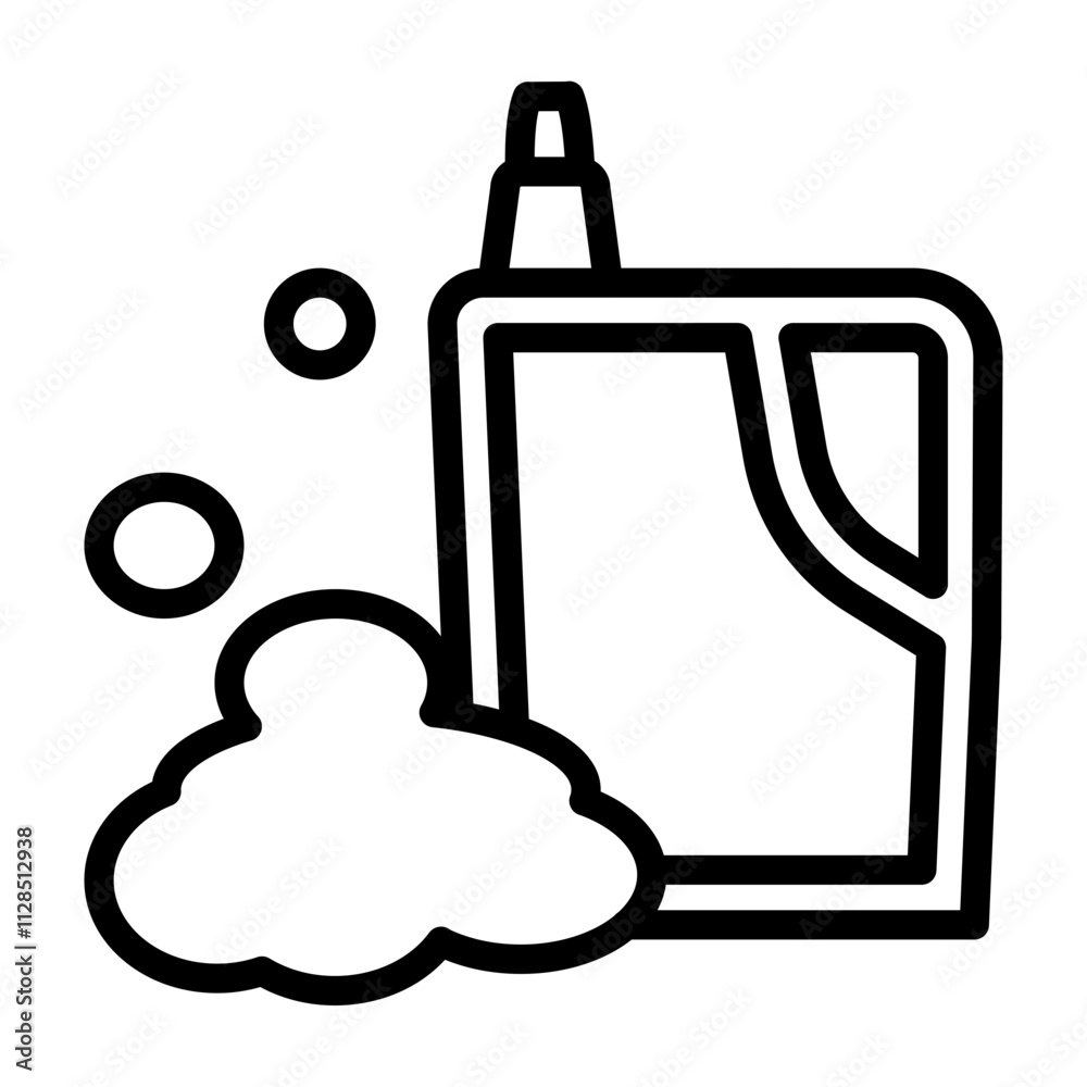 Fototapeta premium Detergent Vector Icon Design